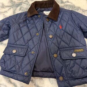 Ralph Lauren Kids Blue Quilted Puffer Jacket